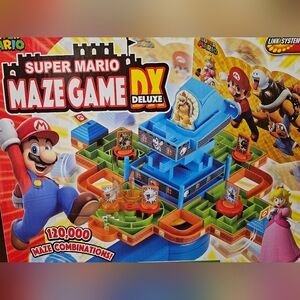 SUPER MARIO MAZE GAME DELUXE 120,000 MAZE COMBINATIONS NINTENDO EPOCH FAMILY FUN